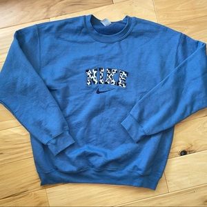 Embroidered Nike Crew Neck